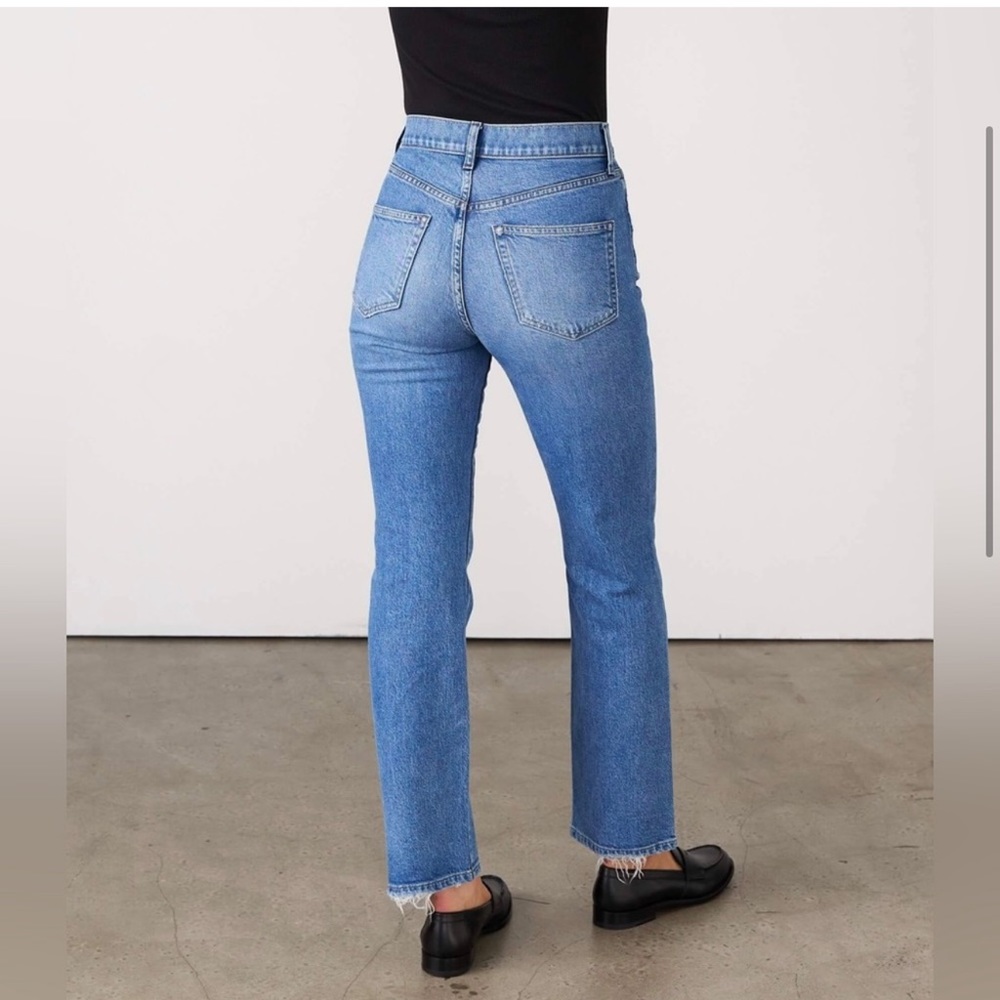 AYR The LaLa Jeans Size 26 short medium wash denim